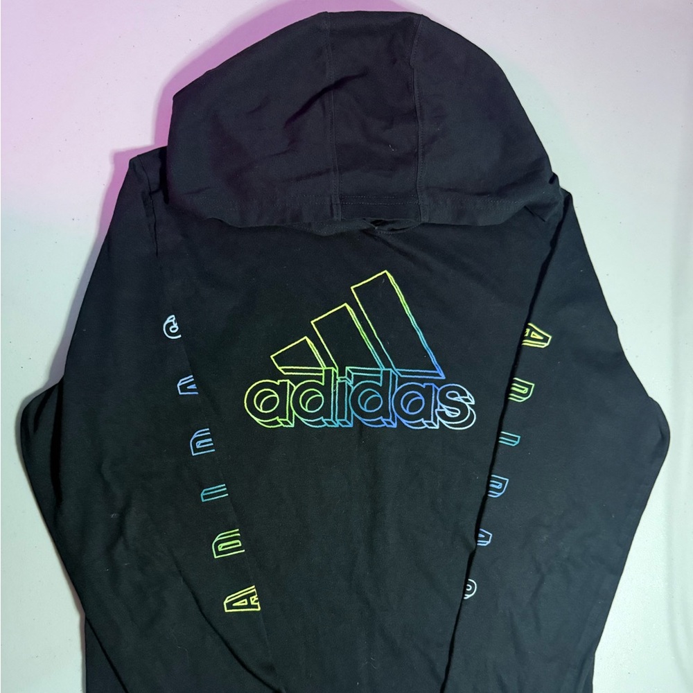 Adidas Hooded Long-Sleeve Shirt